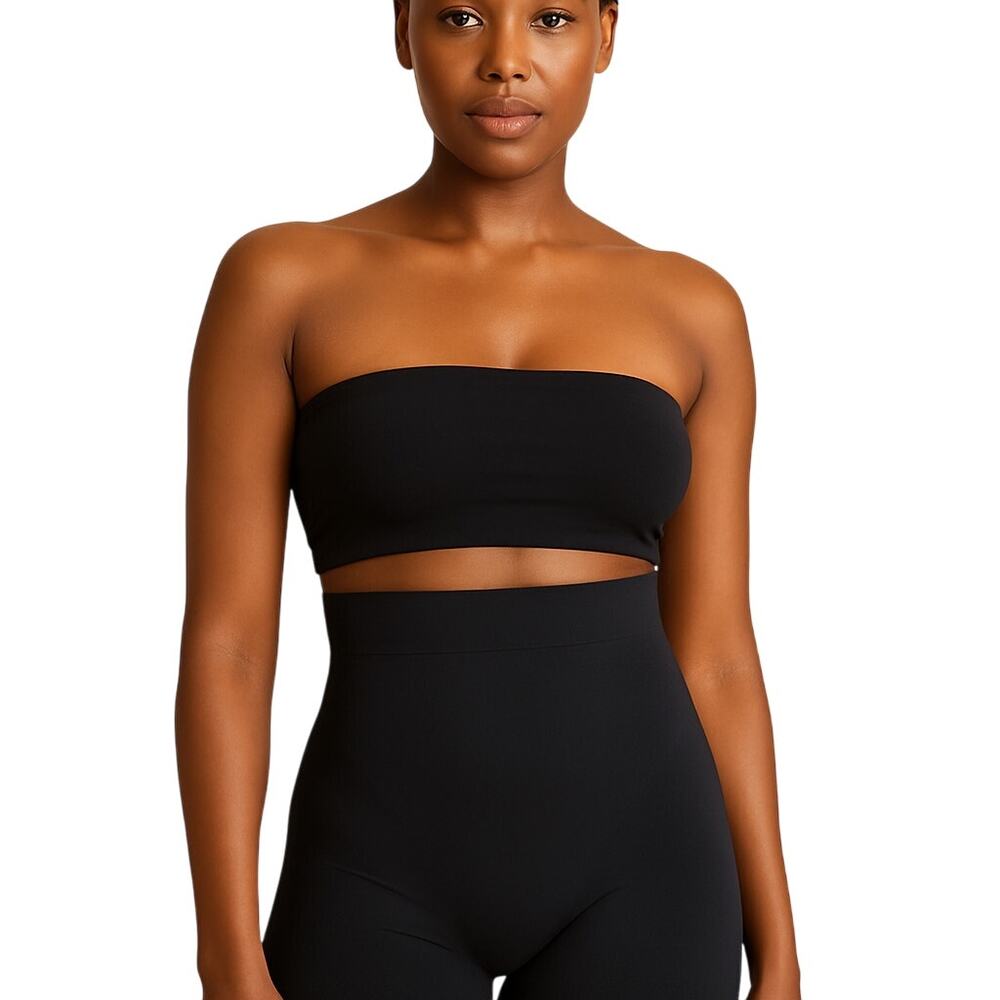 SKIMS Sculpting High Waist Mid-Thigh Shorts Black Shapewear Size XL